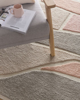 Origins Strata Pink/Grey Rug, 3 of 4