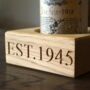 Personalised Wooden Bottle Stand, thumbnail 4 of 5