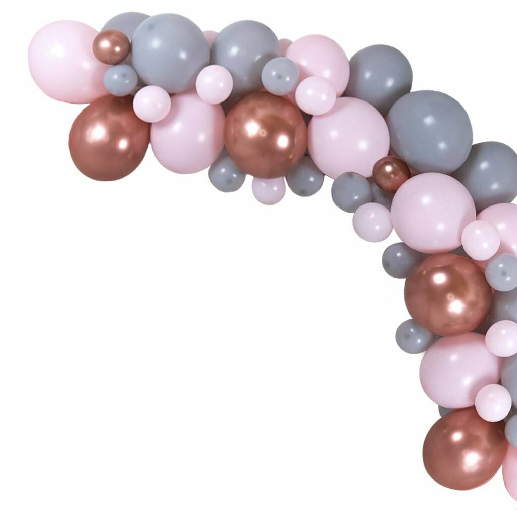 Rose Gold Balloon Arch / Garland Kit By Bonjour Baby Showers ...