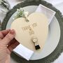 Personalised Father Of The Bride Or Groom Heart, thumbnail 1 of 4