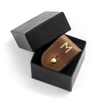 Monogrammed Leather Earphones Clip, 12 of 12