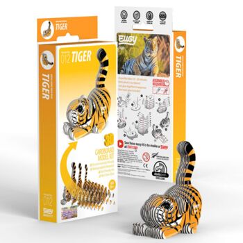 Tiger 3D Puzzle By Eugy, 5 of 5