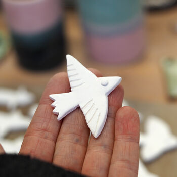 Porcelain Bird And Cloud Brooches, 2 of 12