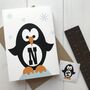 Noel Concertina Penguin Christmas Card, thumbnail 2 of 5
