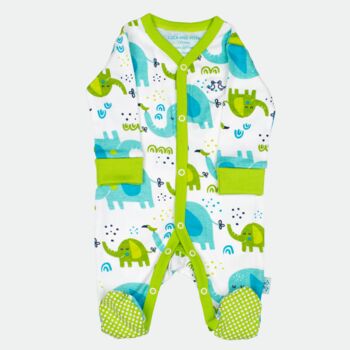 Baby Sleep Suit In Organic Cotton, 5 of 9
