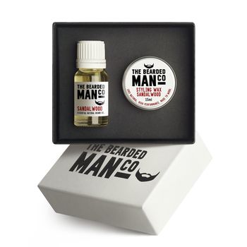 Boxed Gift Set Of 10ml Beard Oil And 15g Moustache Wax, 2 of 2