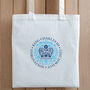 King's Coronation Blue Emblem Shopping Bag, thumbnail 1 of 2
