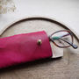 Leather Glasses Case, Tie Dye Leather, thumbnail 11 of 12