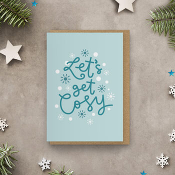 Pack Of Eight Candy Cane Typographic Christmas Cards, 3 of 5