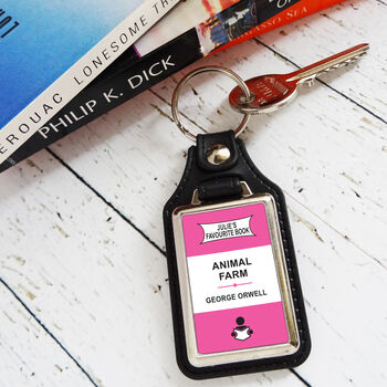 Personalised Book Lover's Keyring, 3 of 5