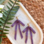Skinny Bow Dangles, thumbnail 1 of 3