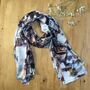 Ladies 100% Silk Multi Scarf – Elegant And Luxurious, thumbnail 1 of 3