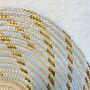 Sky Blue And Gold Spiral Placemats Set Of Four, thumbnail 3 of 3