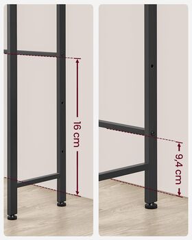 Toilet Shelf With Three Open Space Shelves, 9 of 10