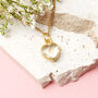 Gold Plated November Citrine Necklace Card, thumbnail 2 of 7