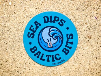 Sea Dips And Baltic Bits Vinyl Sticker, 2 of 4