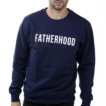 'Fatherhood' Men's Sweatshirt Jumper, 3 of 8