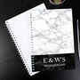 Personalised Marble Wedding Planner A5 Notebook, thumbnail 1 of 6