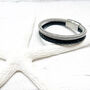 Stainless Steel And Leather Rope Mens Bracelet, thumbnail 8 of 12