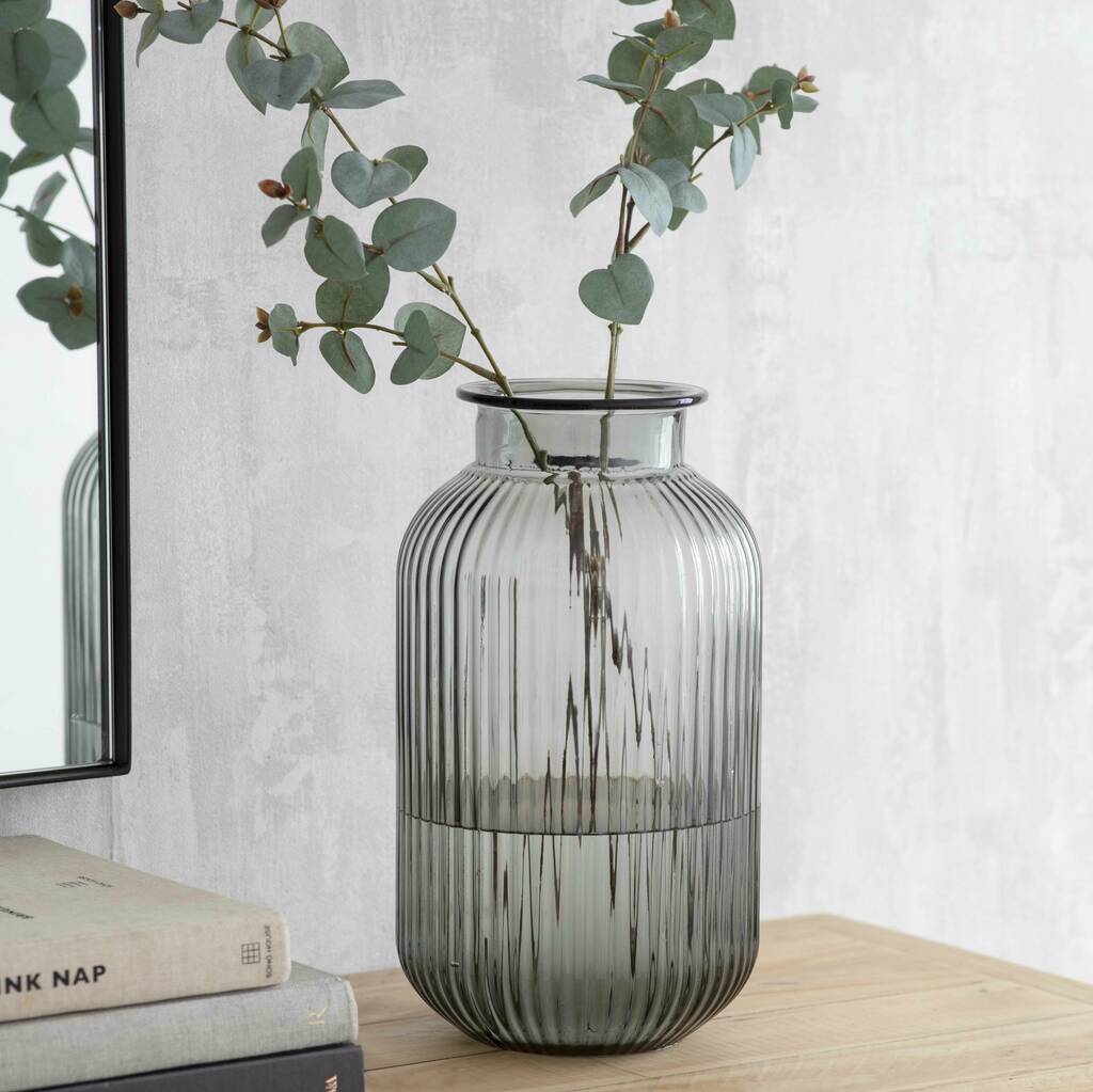 Ribbed Vase By Garden Trading