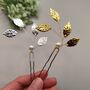 Wedding Hair Accessories Gold Set Of Two, thumbnail 1 of 12