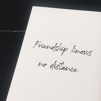 Friendship Print By Wue | notonthehighstreet.com