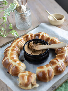 Hot Cross Bun Wreath Baking Kit, 5 of 7