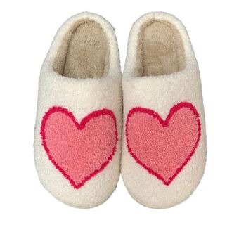 White Fluffy Soft Slippers In Different Designs, 2 of 4