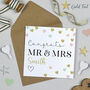 Manhattan Mr And Mrs Wedding Card, thumbnail 2 of 8