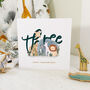Safari Friends 3rd Birthday Card, thumbnail 2 of 2