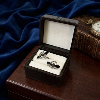 Personalised Propeller Cufflinks For Father's Day, 4 of 9