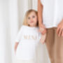 Mini Embroidered T Shirt With Optional Matching Mama, thumbnail 6 of 9