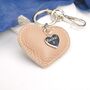 Personalised Leather Heart Keyring, thumbnail 5 of 8