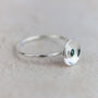 Sterling Silver Birthstone Dome Ring, thumbnail 9 of 12