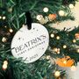 Personalised Baby's First Christmas Bauble 2025, thumbnail 8 of 10