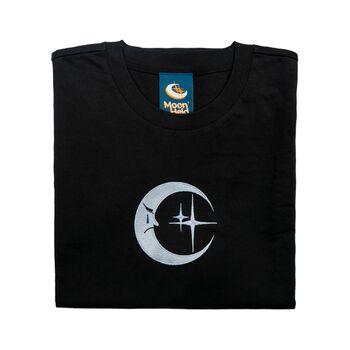 Crestfallen Crescent Embroidered Long Sleeve T Shirt, 2 of 5