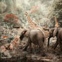 The Water Hole Fine Art Home Print, thumbnail 2 of 3
