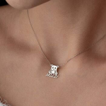 'Pandamonium' Personalised Name Necklace, 2 of 9