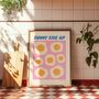 Sunny Side Up Eggs Kitchen Wall Art Print, thumbnail 1 of 7