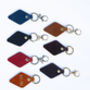 Handmade Personalised Leather Keyring Made In Britain, thumbnail 3 of 7