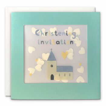 Personalised Christening Confetti Invitations, 2 of 5