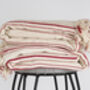 Handloomed Striped Blanket And Two Cushion Covers Set, thumbnail 5 of 5
