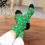 Personalised Christmas Pet Face Socks, thumbnail 2 of 12