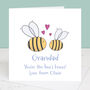 Grandad You're The Bee's Knees Personalised Father's Day Card, thumbnail 1 of 2