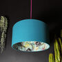 Lithium Deadly Night Shade Lampshade In Teal, thumbnail 1 of 9