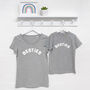 Besties Mother And Child Matching T Shirt Set, thumbnail 2 of 9