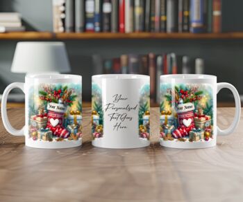 Personalised Christmas Stocking Gift Mug, 2 of 2