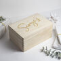 Personalised Family Christmas Eve Wooden Box, thumbnail 1 of 4