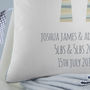 Personalised Twin Gift Cushion, thumbnail 5 of 5