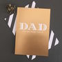 'Dad You're Pure Gold' Card, thumbnail 1 of 2